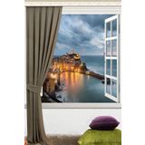 Taç Pileli Soft Kumaş Kahve 60x260 cm Fon Perde
