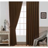 Taç Pileli Soft Kumaş Leylak 60x260 cm Fon Perde