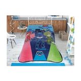 Taç Pj Masks Move Lisanslı Battaniye Tek Kişilik - 160 x 220 cm - Renkli