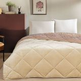 Taç Polar Yorgan Hamlet Gold Çift Kişilik - Gold1 - 195 x 215 cm