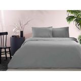 TAÇ Ranforce Basic Standart Pamuk Nevresim Takımı, Gri, Queen Size
