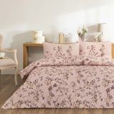 Taç Ranforce Çift Kişilik Kapitone Nevresim Takımı Sorel Pembe - 220 x 230 cm