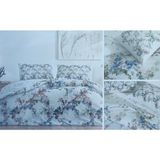 Taç Ranforce Çift Kişilik Nevresim Takımı (Yeni Desen) - Krem - 240 x 260 cm