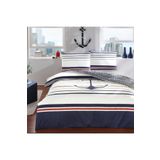 Taç Ranforce Nevresim Takımı Harbor Çift Kişilik Lastiksiz 200 Cm X 220 Cm