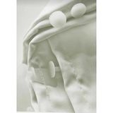 Taç Saten Düz Dikiş Krem 240x230 cm Güneşlik