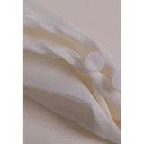 Taç Saten Güneşlik Perde Düz Dikiş Kullanıma Hazır Krem - 310 x 150 cm