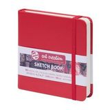 TAC SK.BLCK RED 12X12 140G SKETCHBOOK