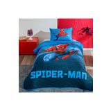 Taç Spider-man Focus Lisanslı Yatak Örtüsü + Yastık Kılıfı