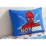 Taç Spiderman Desenli % 100 Pamuk Kumaş 1 Adet Yastık Kılıfı 50X70 cm