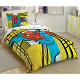 Taç Spiderman Exciting Jump Tek Kişilik Lisanslı Nevresim Takımı