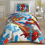 Taç Spiderman Hero Kapitoneli Lisanslı Nevresim Takımı