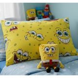 Taç Spongebob Yastık Kılıfı – 50X70 cm | Enerjik Tasarım, Doğal Konfor ART.D178 - 50 X 70