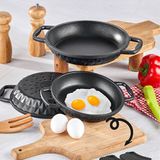 Taç TAC-8029 Bella Döküm 18-20-22 cm 3'lü Siyah Sahan Seti