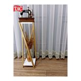 Taç Taç Etek Aplike Altın Gold Güpürlü Ling 1/2Kat Pileli Tül Perde
