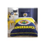 Taç Taç Fenerbahçe Logo Tek Kişilik Yorgan Seti Taç Uyku Seti Yastık Hediye