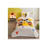 Taç Taç Lisanslı Disney Minnie&Mickey BotanicTek Kişilik Pamuk Pike Takımı