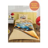 Taç Taç Lisanslı Hot Wheels Winner Tek Kişilik Pamuk Nevresim Takımı & M. Track HEDİYELİ