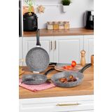 Taç Taç Ultra Granit 3'lü Tava Seti 20 / 24 / 28 Cm