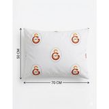 Taç Taraftar Galatasaray Lisanslı Yastık Kılıfı 2' Li - Beyaz - 50 X 70