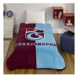 Taç Taraftar Lisanslı -Trabzonspor Parçalı- Tek Kişilik Battaniye (160X220)