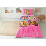 Taç Tek Kişilik Disney Nevresim Takımı 160X220CM - Bebe Pembesi - 160 x 220 cm
