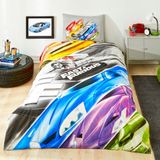 Taç Tek Kişilik Disney Nevresim Takımı 160X220CM - Mavi - Kahverengi - Krem - 160 x 220 cm