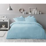 Taç Turkuaz Basic 160 x 220 cm Antibakteriyel Tek Kişilik Nevresim Takımı