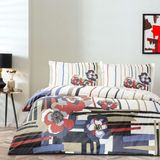 Taç Vanessa Saten Kırmızı Çift Kişilik 200 x 220 cm Nevresim Takımı