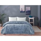 Taç Yeni Sezon Çift Kişilik Polyester Battaniye Midnight Mavi - 220 x 240 cm