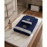Taç Yeni Sezon Lisanslı Fenerbahçe Bukle 2'li Banyo-Yüz Havlu Set - 70 x 140 cm - 50 x 90 cm - Lacivert