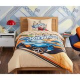 Taç Yeni Sezon Lisanslı Hot Wheels Winner Nevresim Takımı - Sarı - 160 x 220 cm