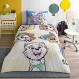 Taç Yeni Sezon Lisanslı Paw Patrol Cloud Tek Kişilik Pamuk Nevresim Takımı - 160 x 220 cm - Renkli