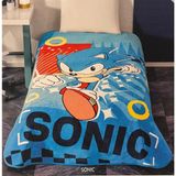 Taç Yeni Sezon Lisanslı Sonic Battaniye - 160 x 220 cm - Mavi