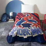 Taç Yeni Sezon Lisanslı Spıderman Block Battaniye - 160 x 200 cm - Çok Renkli