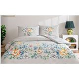 Taç Yeni Sezon Pamuklu Ranforce Çift Kişilik Nevresim Takımı Fiora (Gri) - 200 x 220 cm