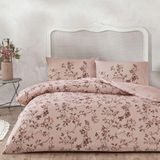 Taç Yeni Sezon Ranforce Çift Kişilik Nevresim Takımı Sorel Pembe - 200 x 220 cm