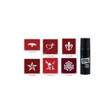 Taç Yıldız Spray Tattoo Geçici Sprey Dövme Seti