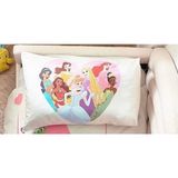 Taç Zorluteks Lisanslı Prenses Desenli % 100 Pamuk Kumaş 1 Adet Yastık Kılıfı 50X70 cm - 001-Renkli - 50 x 70