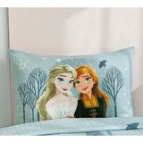Taç Zorluteks Out Elsa Anna Desenli % 100 Pamuk Kumaş 1 Adet Yastık Kılıfı 50X70 cm - Açık Mavi - 50 x 70 cm