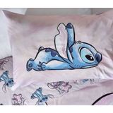 Taç Zorluteks Out Lilo & Stitch Desenli 2 Adet %100 Pamuk Kumaş Yastık Kılıfı 50X70 cm - Açık Mor - 50 x 70