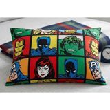 Taç Zorluteks Out Marvel Desenli % 100 Pamuk Kumaş 2 Adet Yastık Kılıfı 50X70 cm Çift Taraflı Baskı - 001-Renkli - 50 x 70