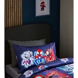 Taç Zorluteks Out Örümcek Adam ve Arkadaşları 1 Adet Yastık Kılıfı 50X70 cm Çift Taraflı - Lacivert - 50 x 70