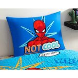 Taç Zorluteks Out Spiderman Desenli % 100 Pamuk Kumaş 2 Adet Yastık Kılıfı 50X70 cm Çift Taraflı Baskı - Kırmızı - Mavi - 50 x 70
