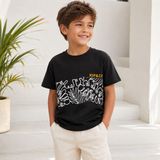 Tace Kids Tace Kıds Kıp&co Erkek Çocuk Siyah Baskılı Kısa Kollu Tişört-7-14 Yaş - 8 Yaş