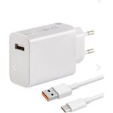 Tactech iPad 11. Nesil / iPad Air 7. Nesil / iPad Mini 7. Nesil Uyumlu USB Type-C 33W Turbo Şarj Aleti - Beyaz
