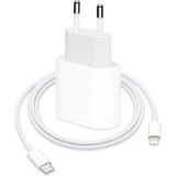 Tactech iPhone 13 Pro / 13 Pro Max / 14 Plus Uyumlu 20W Lightning Hızlı Şarj Aleti - Beyaz