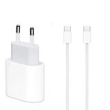 Tactech iPhone 15 Pro / 16 / 17 Pro Max, Galaxy S23 ve Xiaomi 13 Pro Uyumlu 35W Type-C Hızlı Şarj Aleti - Beyaz