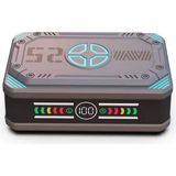 Tactech LED Ekranlı Oyuncu Kulaklığı – Bluetooth 5.3 – Powerbank + Enc Çift Mikrofon desteği - Siyah