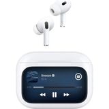 Tactech Pasif Gürültü Önleyici Akıllı Şarj Kutulu Hainoteko Ekranlı Bluetooth Kulaklık - Beyaz