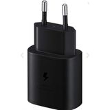 Tactech Samsung S21 / A52 / M32 Uyumlu 25W Super Fast Şarj Adaptörü - Siyah